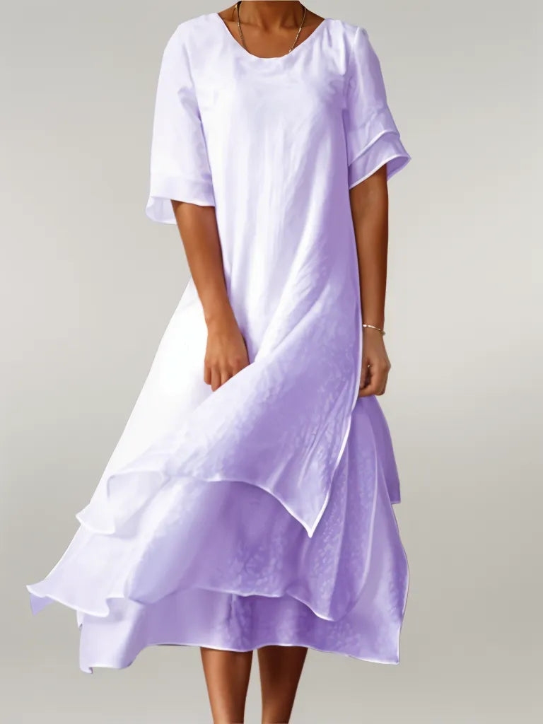 Isilde – Robe Longue Elégante En Coton